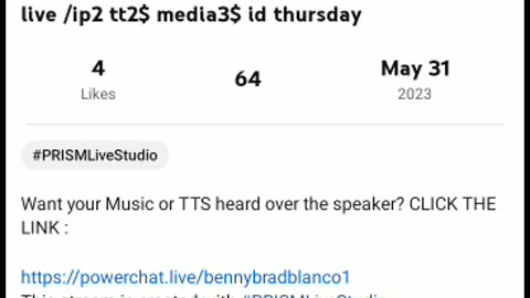 Benny brad youtube live 6/1/23 part2
