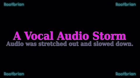 A Vocal Audio Storm (Soundtrack)