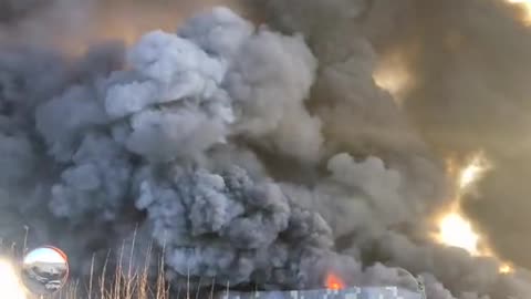 Massive Fire Strikes Coati Salami Factory in Italy