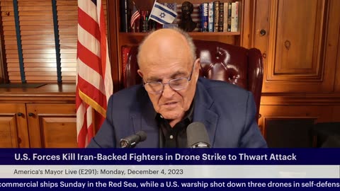 America's Mayor Live (E291): U.S. Forces Kill Iran-Backed Fighters in Drone Strike to Thwart Attack