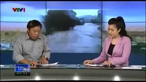 Asian Guy's Phone Rings and Throws It while on TV