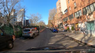 Driving Around Thru 04-12-2022 NYC Manhattan LES Lower East Side 4K (05)