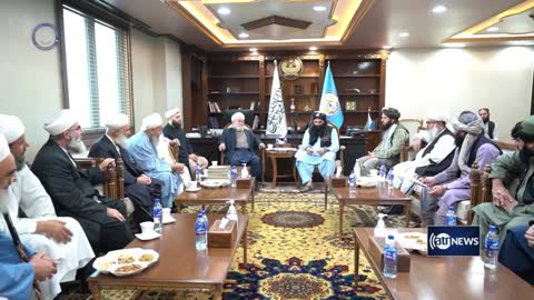 Turkish clerics meet Haqqani in Kabul | ملاقات عالمان ترکی با حقانی در کابل