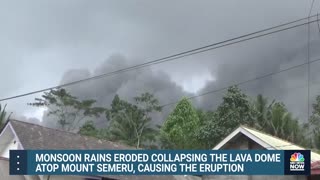 Indonesia Volcano Erupts, Evacuations Underway