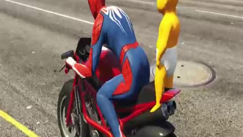 Spiderman Saves his kids from X-man