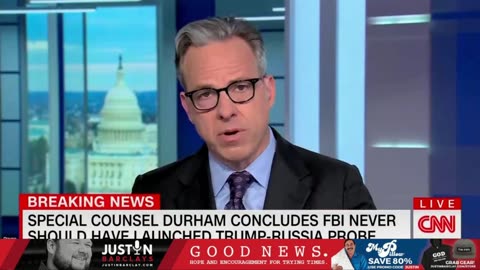 SCAMMED! Durham Report Reveals Russiagare Hoax.. Even CNN's Jake Tapper has to admit it!