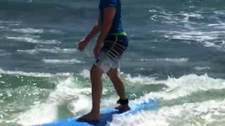 Surfing in Kauai