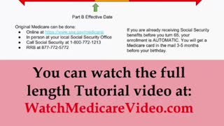 Part 34 - Medicare Tutorial - Part B