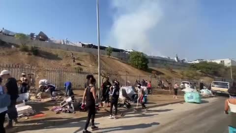 South African Community Spirit cleaning up after anarchy