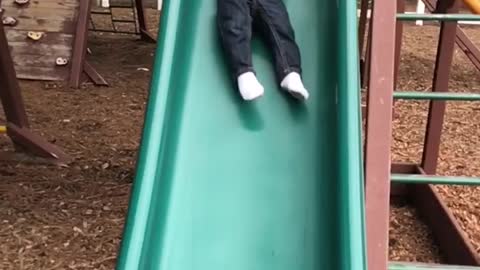 baby slow motion slide