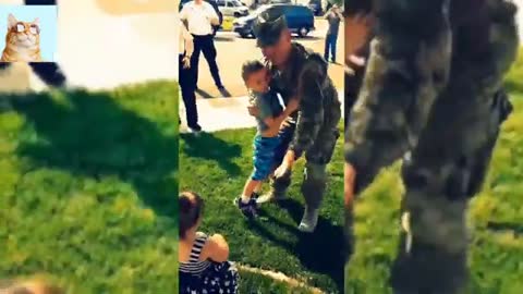 Soldier Homecoming 😭 Soldier Surprise Their Kids - Very Unbelievable video