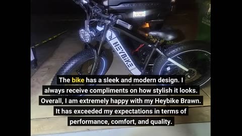 Read Feedback: Heybike Brawn Electric Bike for Adults 48V 18Ah Removable Battery Ebike with 750...