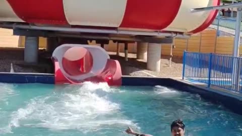 Water slide fun