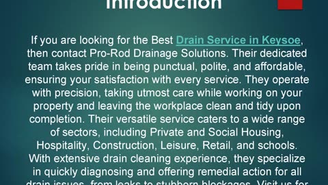 Best Drain Service in Keysoe