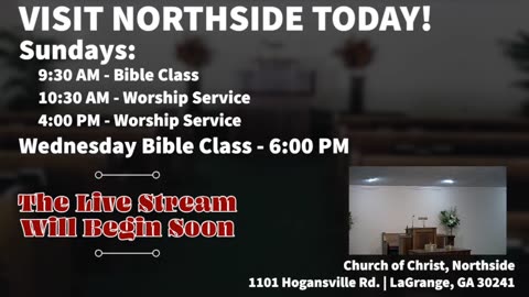 Northside LaGrange Church of Christ 2-11-24 AM
