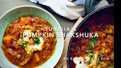 traditional Tunisian recipe -pumpkin shakshuka 😍