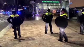 Three people in hospital after Rotterdam protests