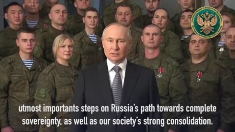 Russian President Vladimir Putin New Year's Eve address (English Subtitles)