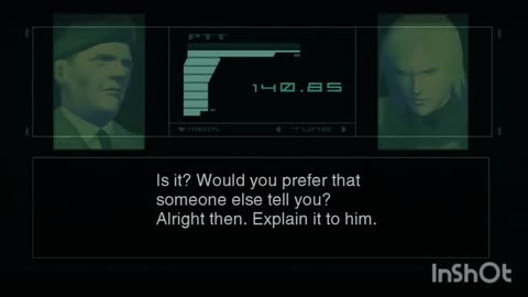 Colonel JD AI Codec Conversation Metal Gear Solid 2 - 1990's Teen Pre-Programming