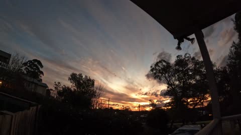 Sunset timelapse 26 June 2022