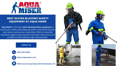 Best Water Blasting Safety Equipment at Aqua Miser