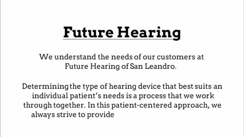 Hearing Aids