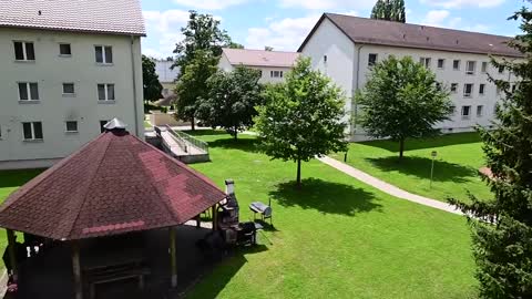 USAG Stuttgart example on base housing tour