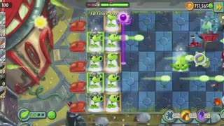 Plants vs Zombies 2 Far Future - Day 4