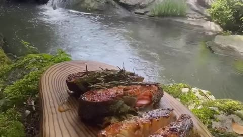 Norwegian Salmon on Natur