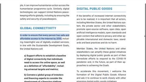 Global UN plan for our Digital future by 2030