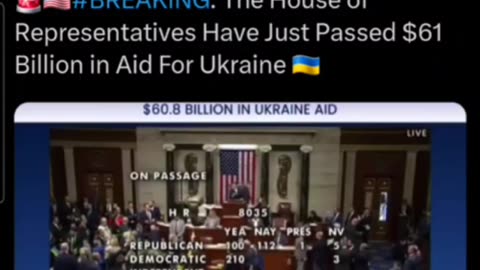 Das 62-Milliarden-Dollar-Hilfspaket für die Ukraine