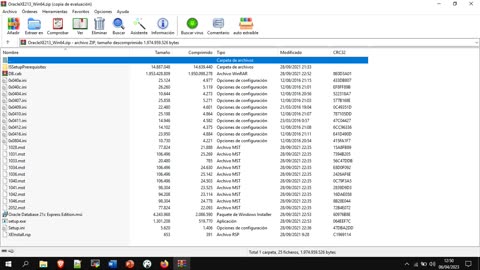 Instalar la base de datos "Oracle Database XE"