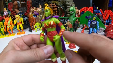 Masters Of The Universe Origins Lady Slither Mattel Creations Exclusive Figure Review! Motu Origins!