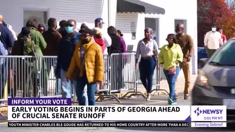 Early Voting Begins In Parts Of Georgia Ahead Of Crucial Senate Runoff