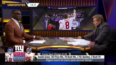Giants upset Vikings in 31-24 in Super Wild Card Weekend, face rival Eagles next | NFL | UNDISPUTED