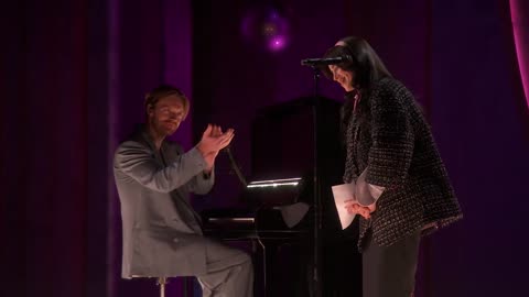 Billie Eilish and FINNEAS: A Haunting Rendition of “What Was I Made For”2024 Oscars