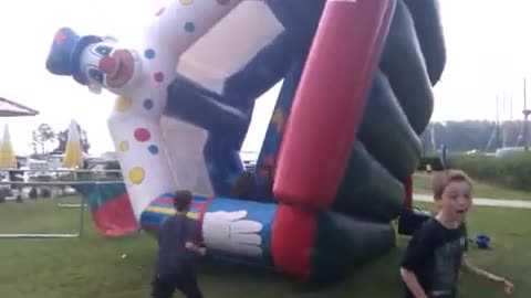 Bouncy castle accident