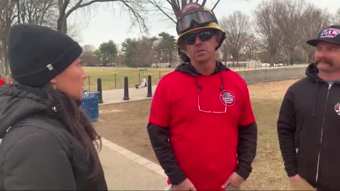 Interview with Firefighters at DC Rally