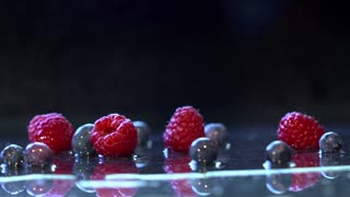 Slow Motion Fruit Falling