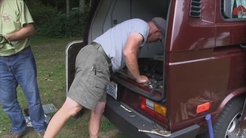 Attempted Vanagon Repair at Camp