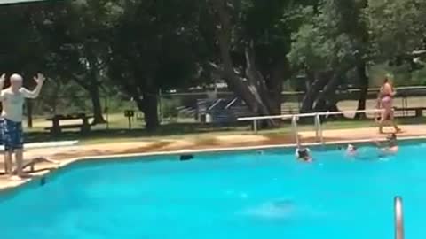 Miracle back flip diving board catch