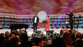 YFSF: Η Φιλίνη και ο Παναγόπουλος ως Liza Minnelli και Luciano Pavarotti στη σκηνή