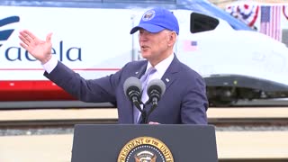 Biden Gets Lost Telling Story About Amtrack - LOST!