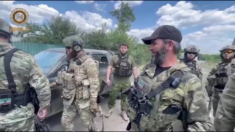 Ukraine War - The head of Chechnya, Ramzan Kadyrov, showed captured equipment