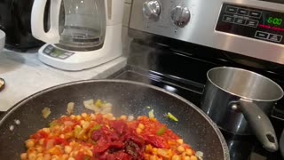 Chickpea Pasta with Sun dried Tomatoes
