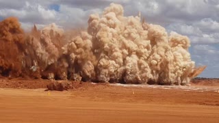 Blasting a Boulder into Pebbles