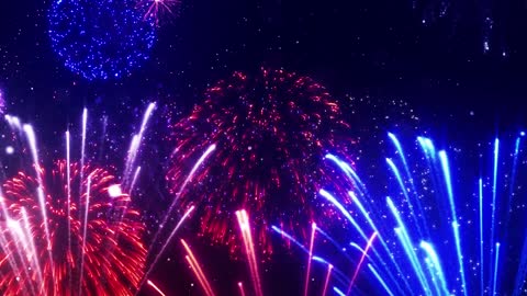 Beautiful color fireworks