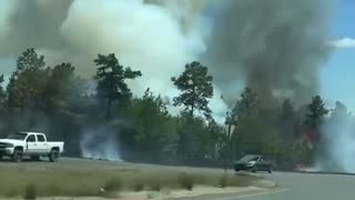 BREAKING: Massive wildfire in Sabine Parish, Louisiana, residents asked to evacuate