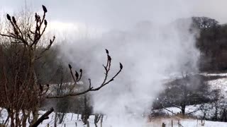 Tiny Snow Tornado