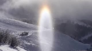 Video Showing the Optical Phenomenon Called Subsun